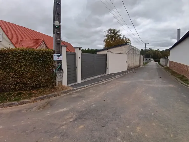 Réalisation d'un mur en parpaing et pose d'un portail à Amiens, Amiens, SARL BATTITAN