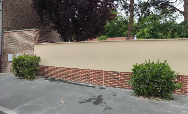 Rénovation et reconstruction de mur de clôture à Amiens, Amiens, SARL BATTITAN